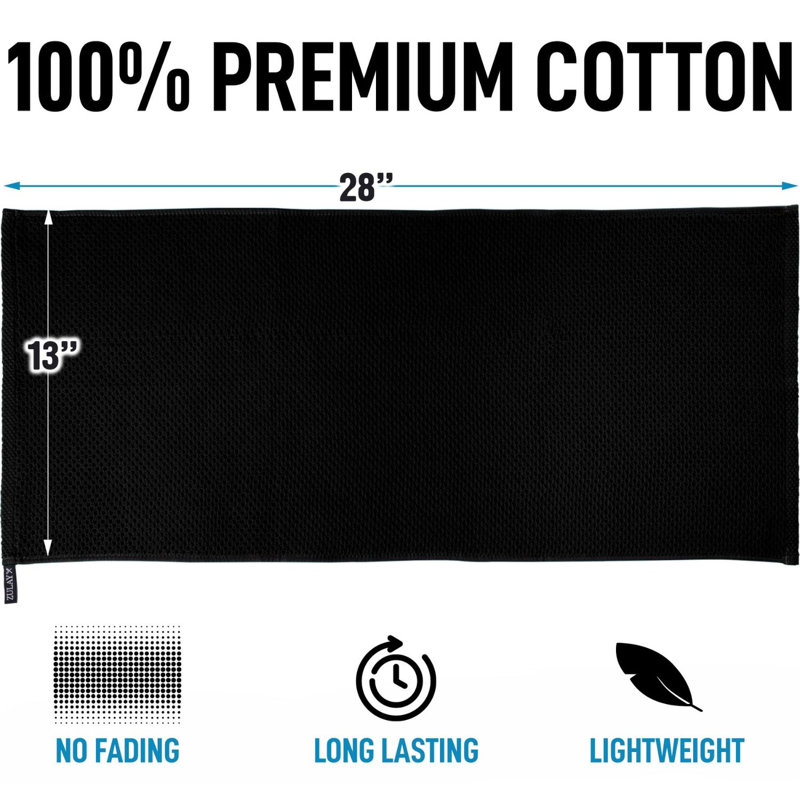 Ensemble de 3 serviettes de cuisine réutilisables 100% coton gaufré - torchons super absorbants pour la cuisine