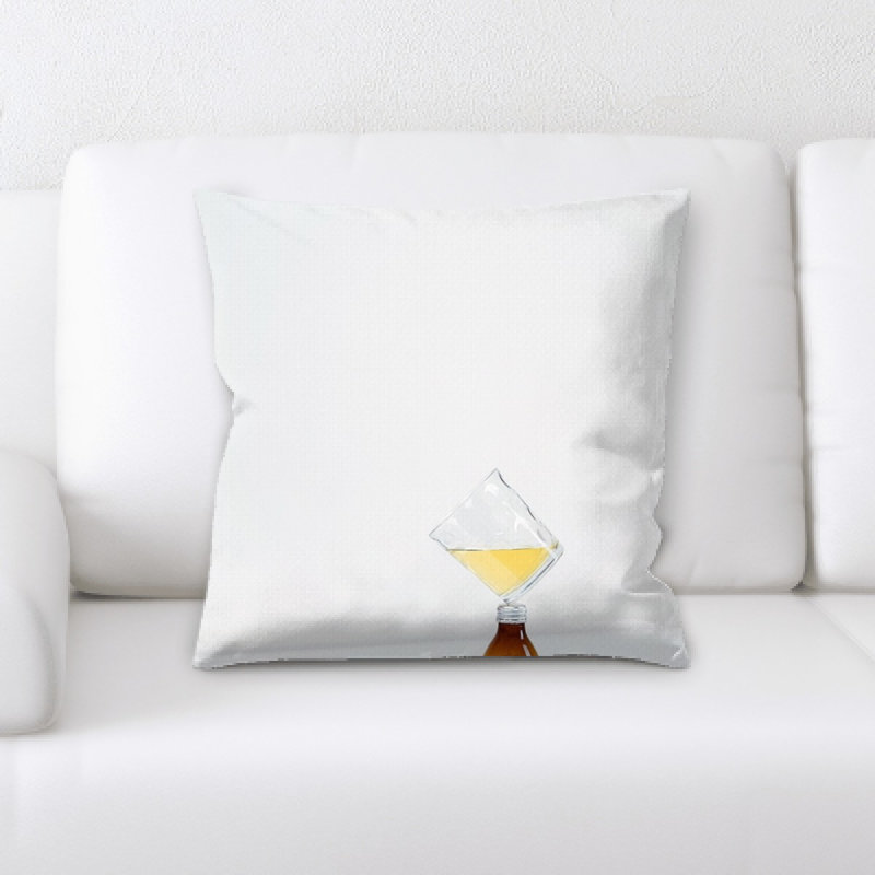 Minimalism Microsuede Reversible Throw Pillow