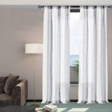 Latrish Linen Sheer Curtain Pair