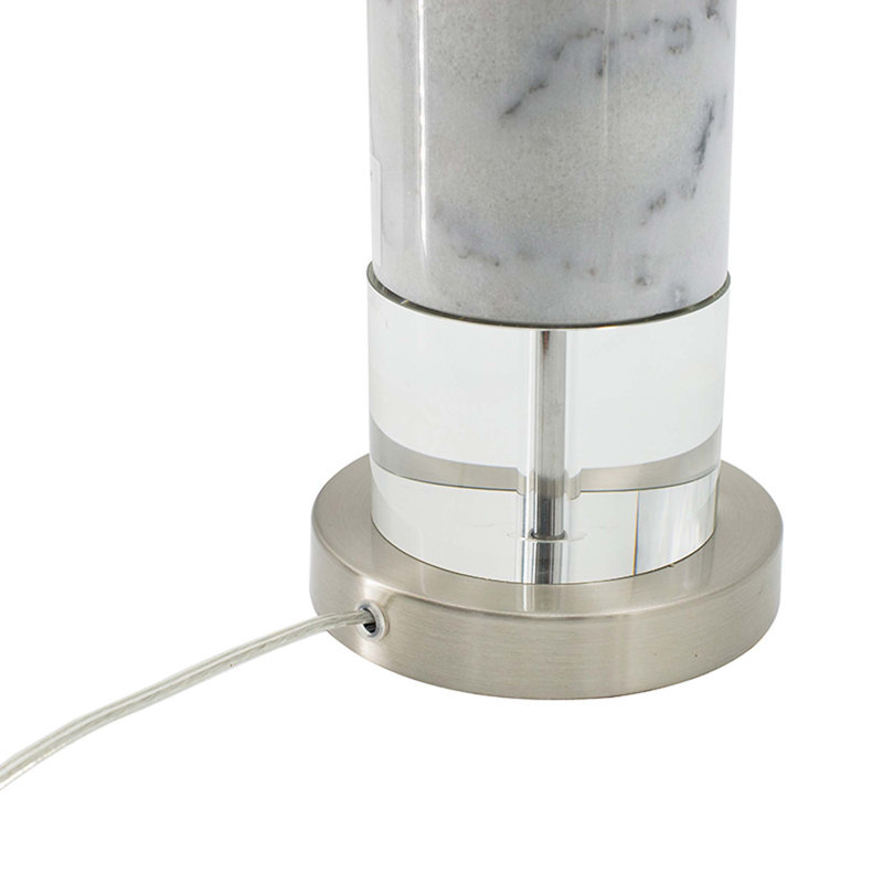 Lampe de table blanche 28,5 po