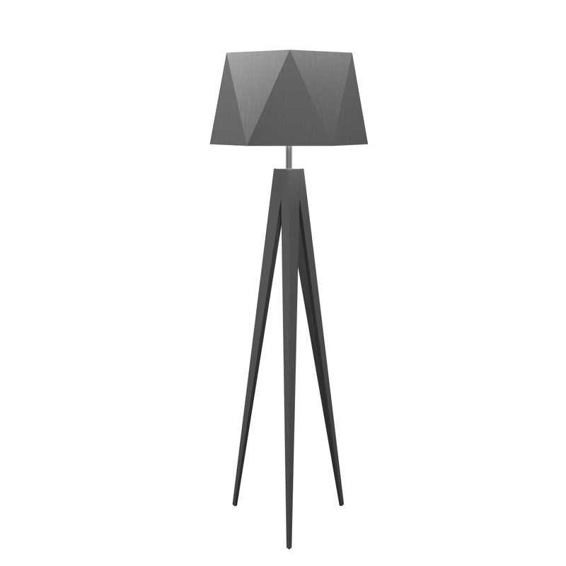 Lampe trépied 65 "Dot, Gris organique