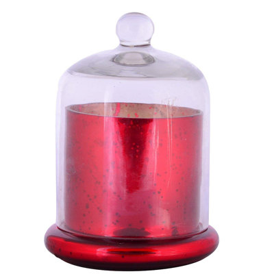 Fruity Scented Jar Candle with Glass Holder