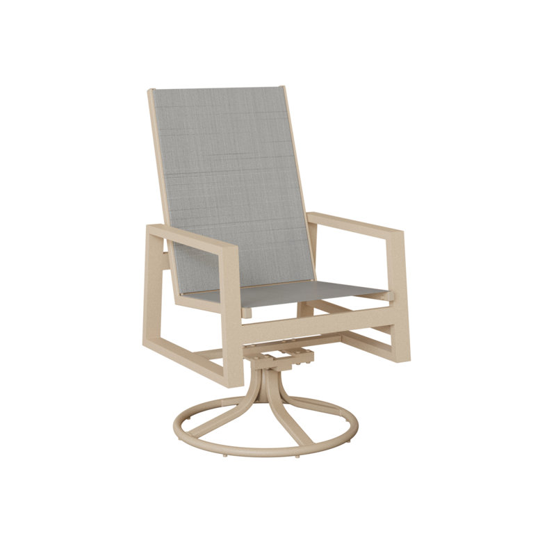 Chaise berçante berçante à haut dossier berçant Vida Berlin Gardens, Charm platine, Luna multicolore