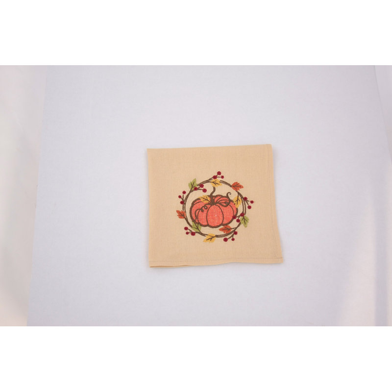 Jute Embroidered Square Napkin