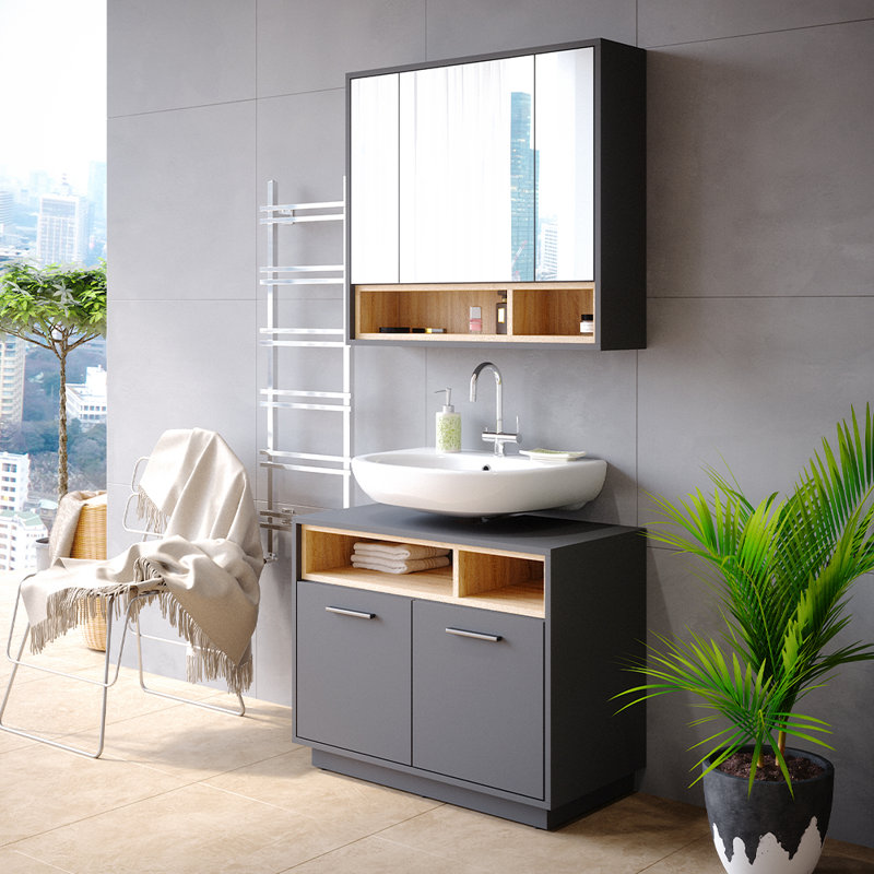 Bettysue Bathroom Furniture Suite, Black