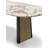 Rosvara Red Matte Natural Stone Dining Table