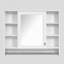 Armoire à pharmacie murale de 91 cm (36 po) avec tablette réglable et porte à fermeture douce, miroir haute définition et rangement pour meuble-lavabo de salle de bain