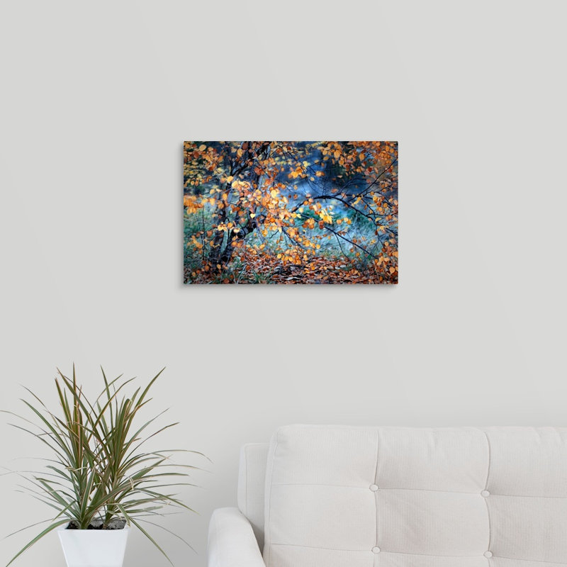 « yellow cœur », reproduction de photo sur toile, H 12 po x l 18 po x P 1,5 po
