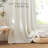 Natural Thick Linen Curtains for Bedroom, Pinch Pleated/Rod Pocket/Back Tab Privacy Added Window Treatments with Light Filtering for Living Room, 2 Panels-2012329716