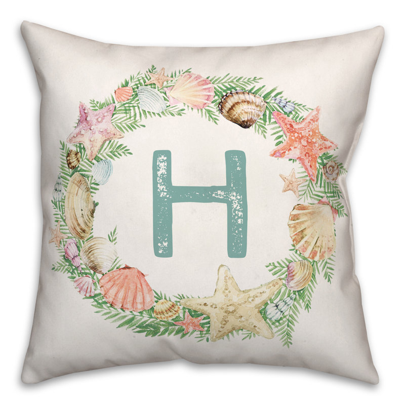 Reversible Throw Pillow, H