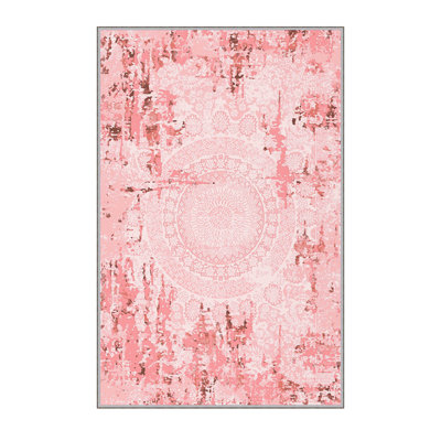 Premium Hall Carpet, 100% Polyester, 39.4 x 59.1 inches | 8 mm Pile Height, 650 g/m² | Antibacterial, Non-Slip PVC Felt Dot Underside, Machine Washable | 3D Digital Print, Durable & Stylish for Home Decor