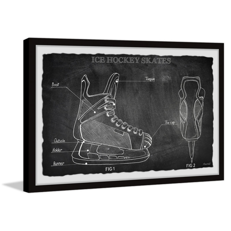 Sports Framed Art, 61cm H x 91cm W, Black, Black