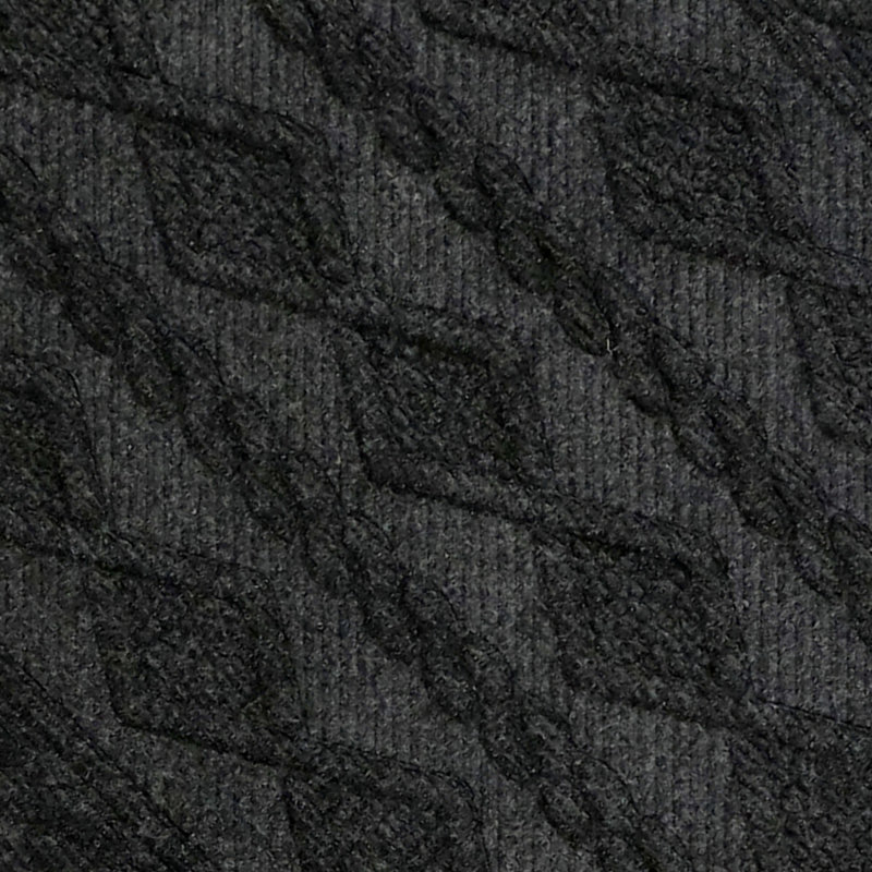 Non-Slip Geometric Outdoor Doormat, Rectangle W45 x L75 cm, Charcoal