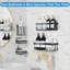 Adhesive Stainless Steel Shower Caddy