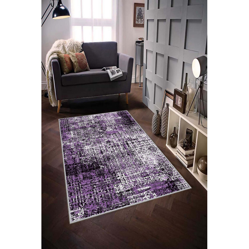 Non-Slip Hall Carpet, 3.3 x 9.8 ft, 100% Polyester, 0.4 in Pile Height, Antibacterial & Machine Washable | 3D Digital Print, Durable Woven Design, Perfect for Home & Office, Easy Care & Maintenance
