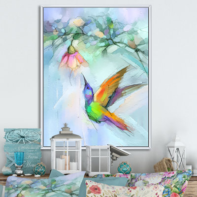 Papillon abstrait - Peinture
