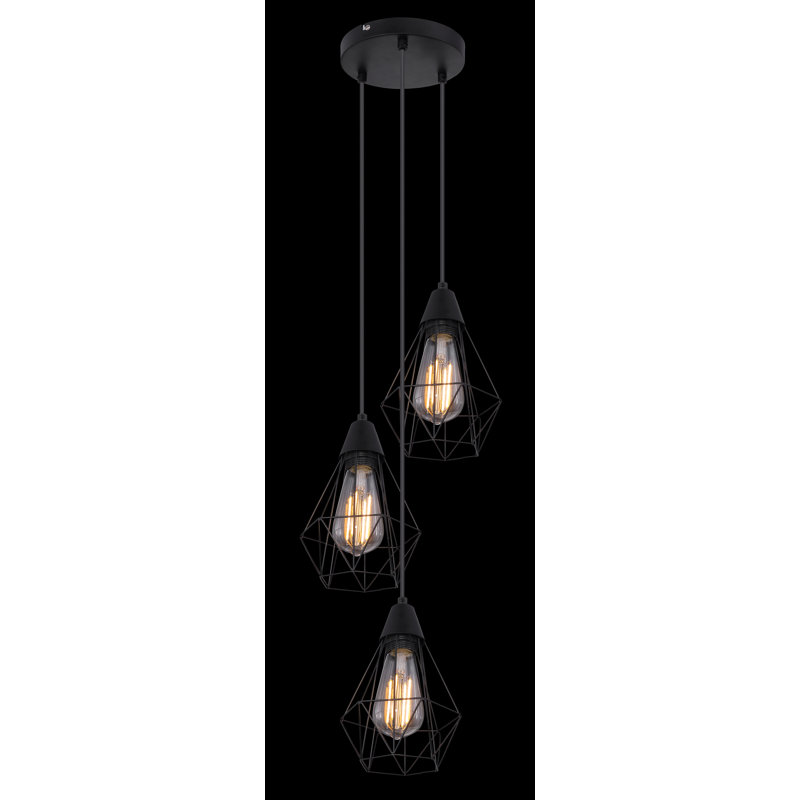 Sertoma 3 - Light Black Bulb Pendant