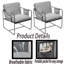 Chaise avec accoudoirs Lalka Teddy
