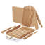 Ensemble de 2 chaises longues en bois de cèdre massif avec grain de bois-1903539912