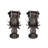 Bronze Medium Deer Antler Urn Set