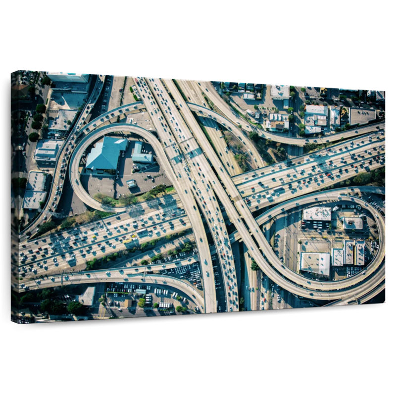 LA Freeway Interchange, 24" H x 36" W