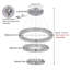 Marvi 1 - Light Unique/Statement LED Chandelier