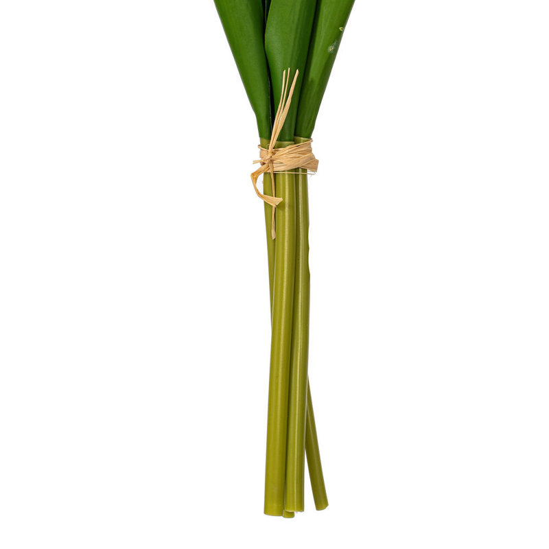 Vickerman 16"H Plum Tulip Bundle of 5., Purple