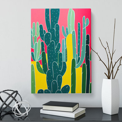 Cactus Cacti Pop Vol.3 - Wrapped Canvas