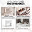 Jaunell Dressing Table with Mirror and Seat and Storage Included