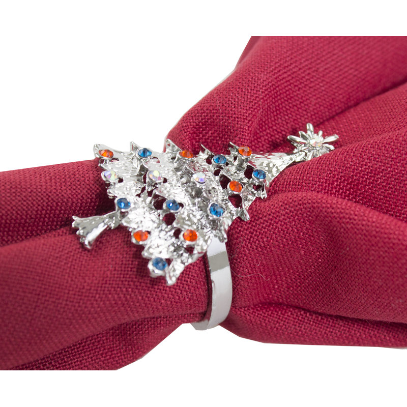 Metal Napkin Ring, Silver