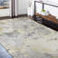 Tapis abstrait moderne tissé à la main-109392526