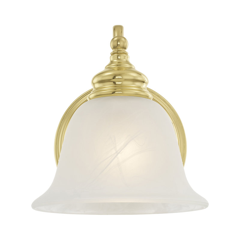 Becky Dimmable Bath Sconce, Polished Brass
