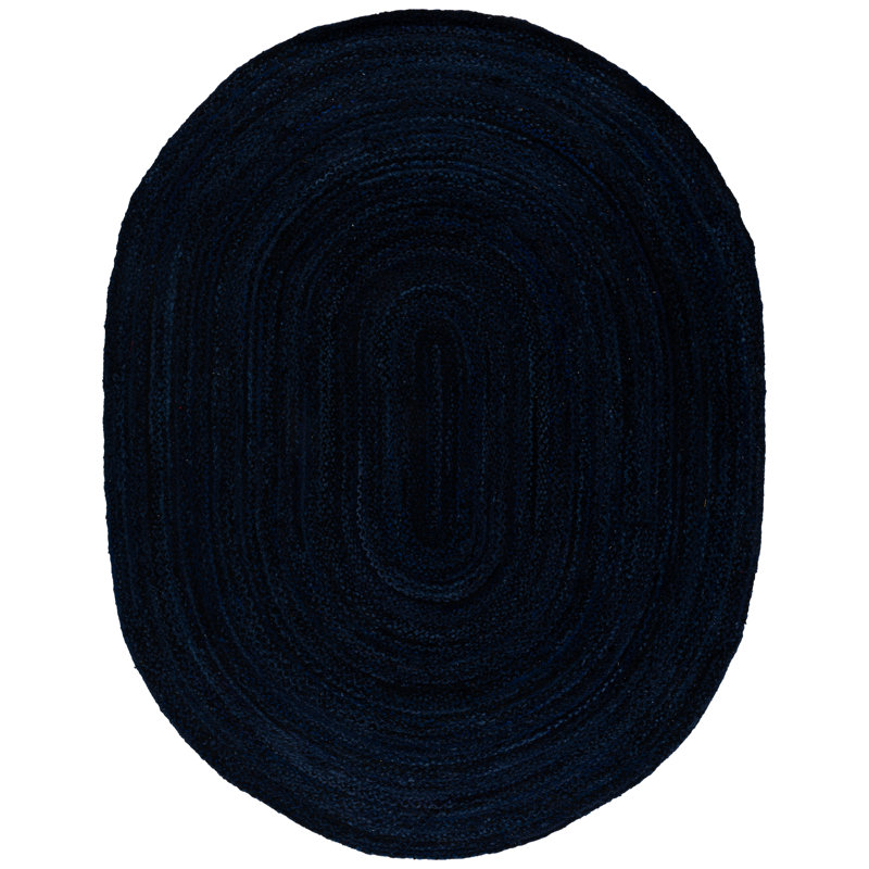 Proffitt Hand Woven Cotton Rug, Oval 8' x 10'