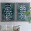 Galaxy Quote I - Ensemble de 2 encadrements d'art textuel-107609244-107609250