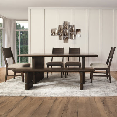 Norvell Solid Wood Dining Table Set