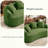 65" Chenille Curved Sofa-83367163