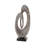 Mother of Pearl Shell Swirl Abstract Decorative Sculpture with Black Base-20525670