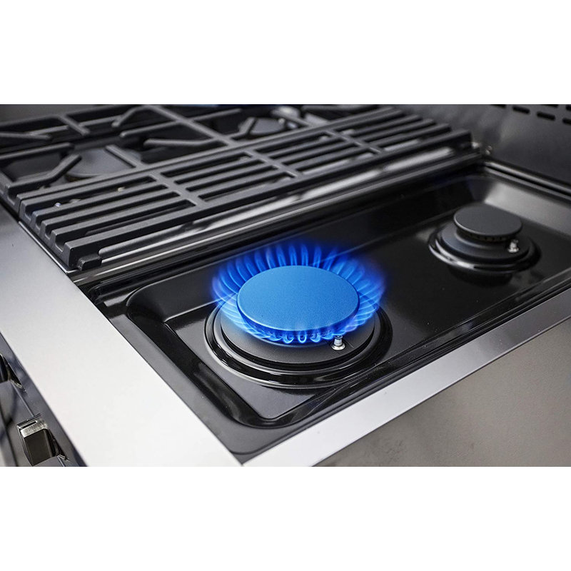 Cuisinière à gaz autoportante 36 po 5,5 pi cu