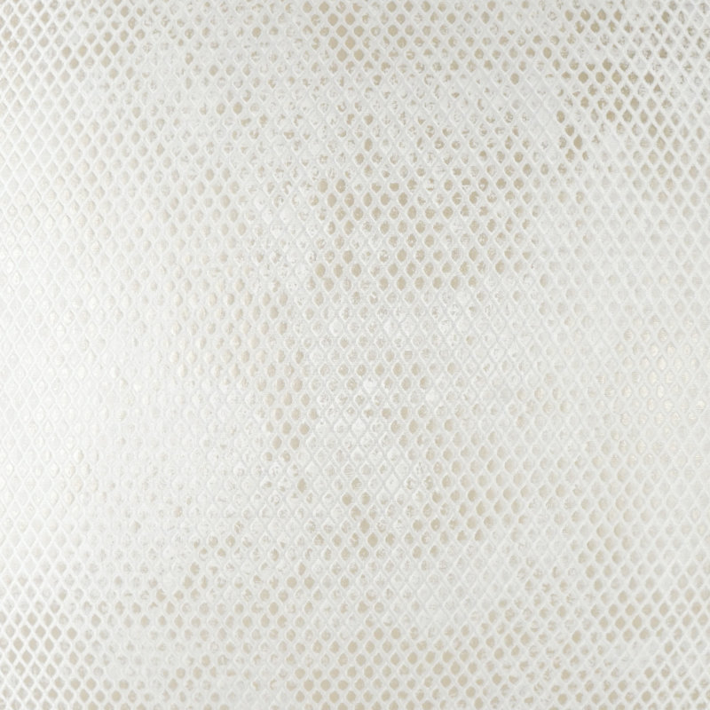 Coussin Pitone, Square 24", Ivoire