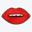 Carle Lips Shaped Bath Mat