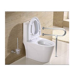 KMINA - Toilet Seat Risers for Seniors with Lid (4 inch, Soft), Raised Toilet Seat Soft for Elderly, White