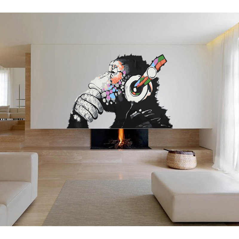 Wall Decal, 33" H x 42" W x 1.7" D