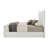 Esther White & Silver High Glossbed W/LED