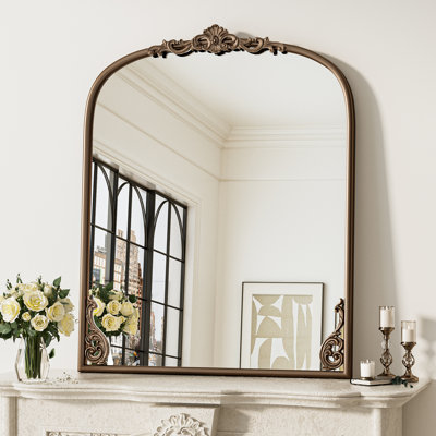 Kalie Arched Baroque Wall Mirror 