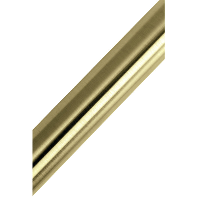 Kingston Brass Edenscape 60-Inch to 72-Inch Adjustable Shower Curtain Rod, Brushed Brass