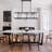 Jenzel 6 - Light Crystal and Iron Dimmable Kitchen Island Square / Rectangle Chandelier