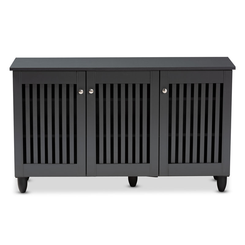 Cornelious 12 Pair Shoe Storage Cabinet