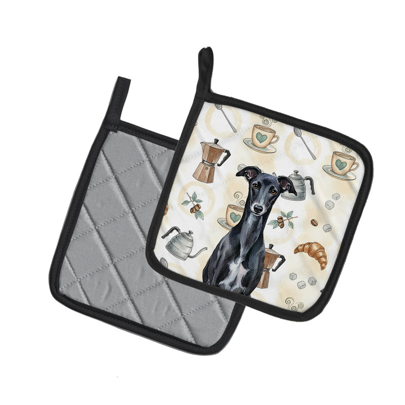 Paire de poignées noires Whippet Coffee Bar