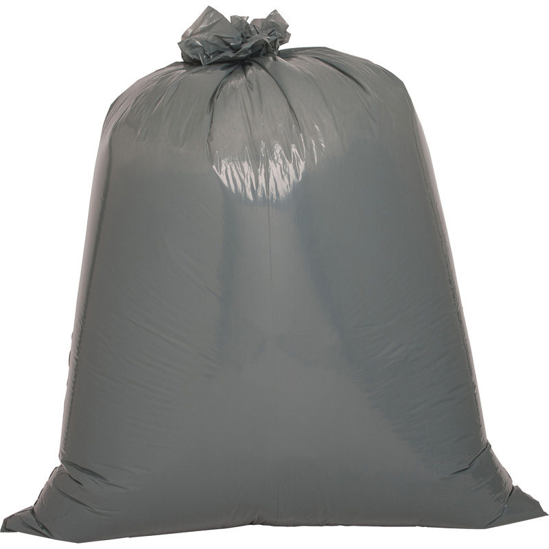 Rebords de la poubelle à résistance maximale, noir, 40-45Gal 1,7mil 39" x46" 50 par paquet