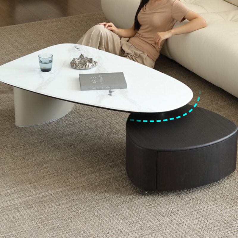 Light luxury creative storage coffee table